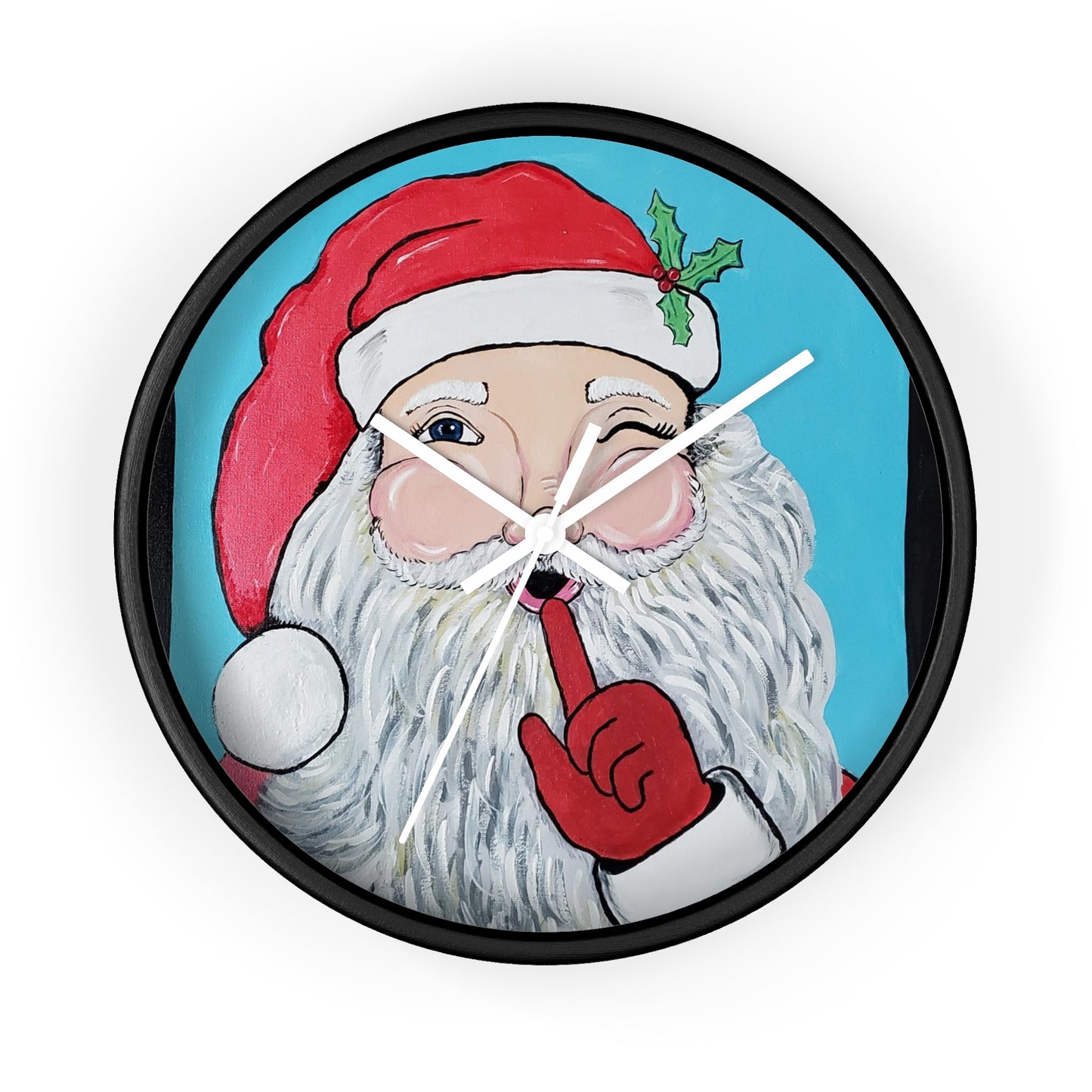 Secret Santa Wall Clock (Specialties Collection)