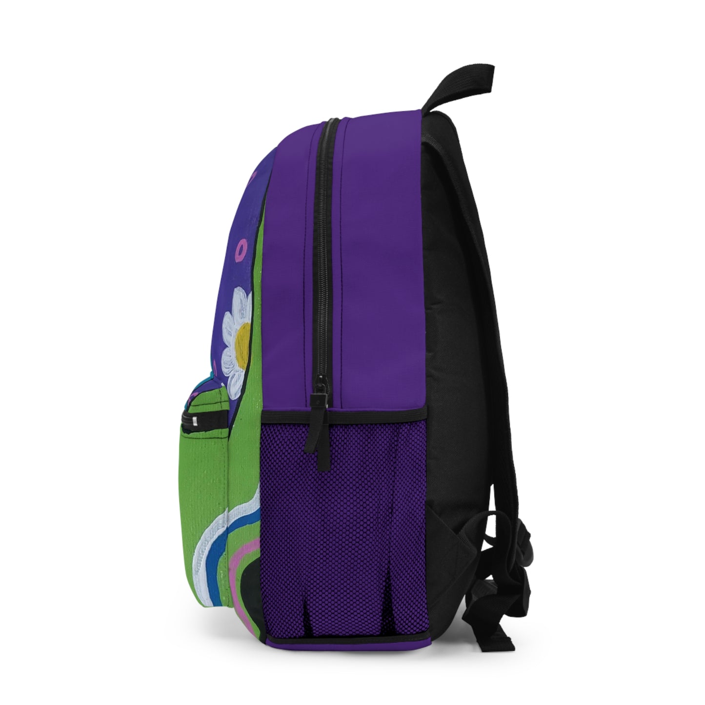 Marguerite Mushroom Backpack (Peculiar Paintings Collection) PURPLE