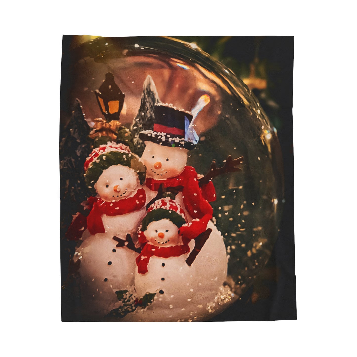 Snow Globe Velveteen Plush Blanket (SP Photography Collection)