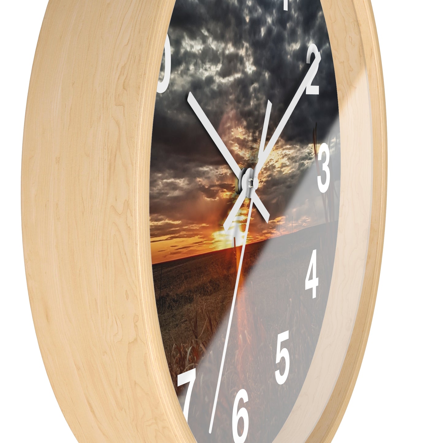 Cloudy Skies Wall Clock (SP Photography Collection)