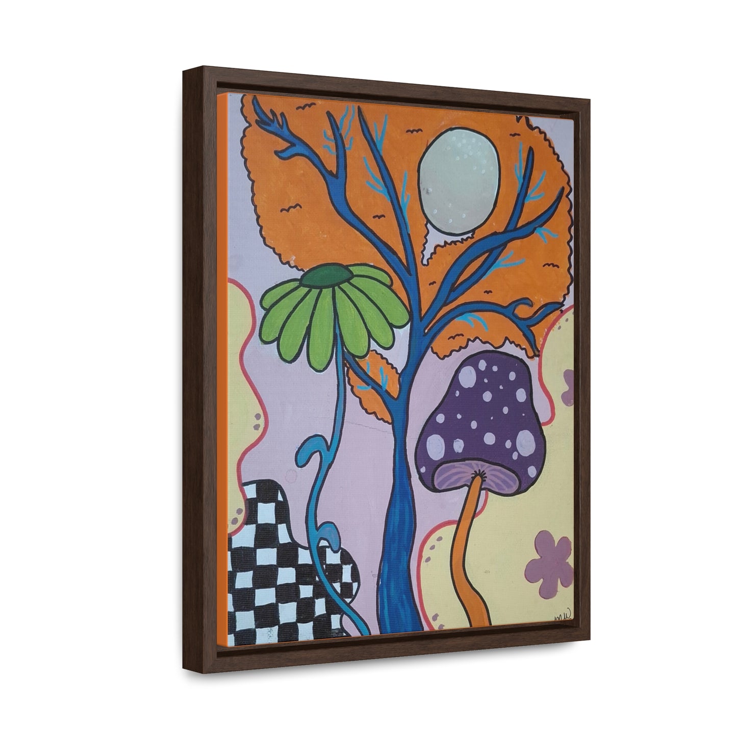 Mystic Mushroom Canvas Wraps, Vertical Frame (Peculiar Paintings Collection)