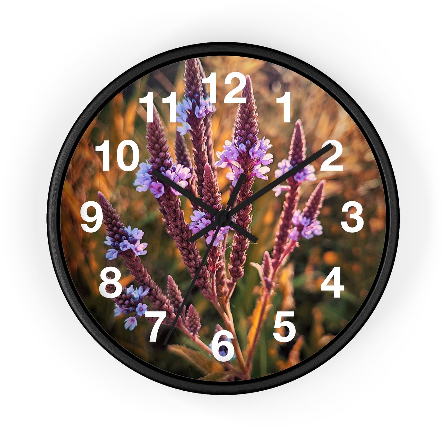 Purple Fields Clock (SP Photography Collection)