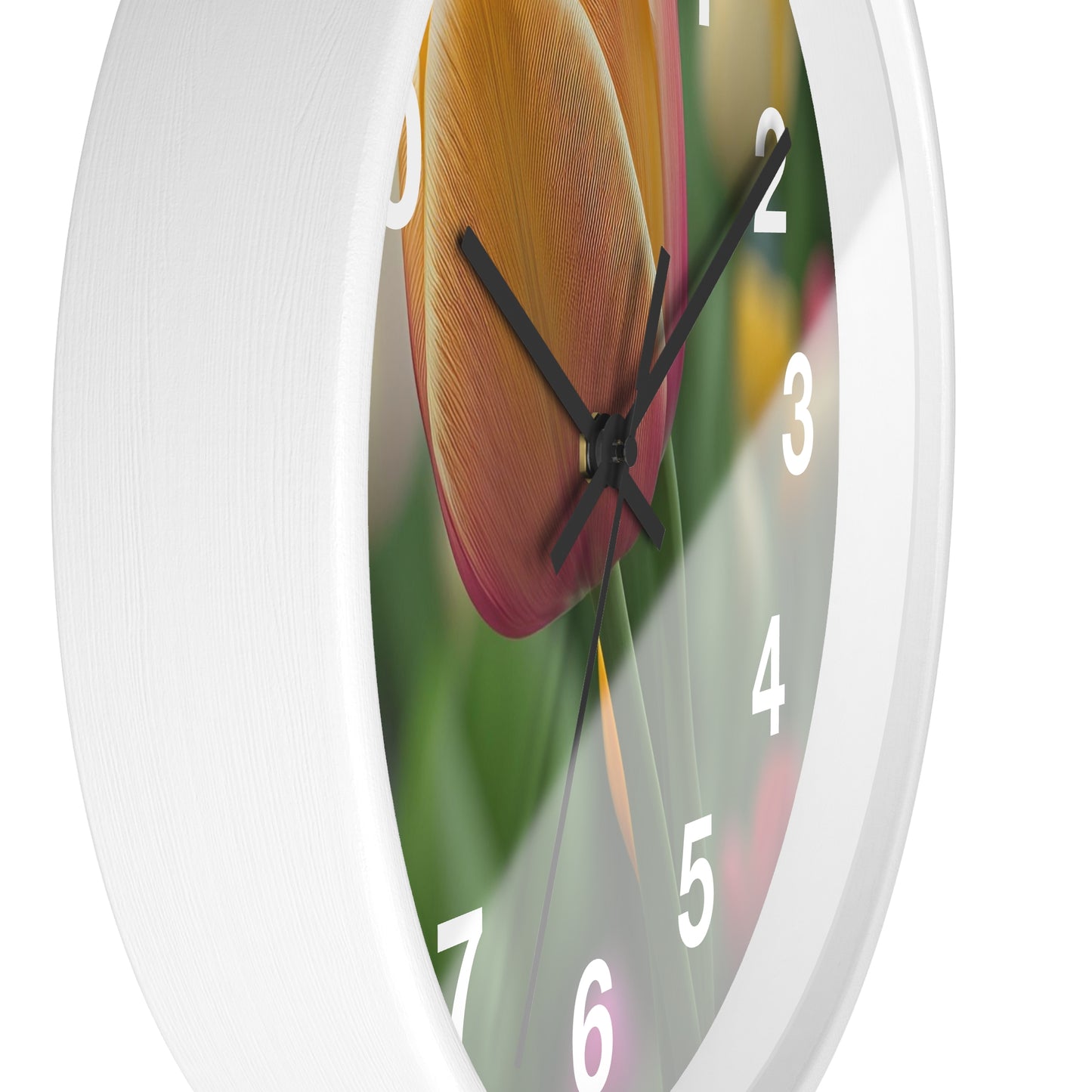 Orange Tulip Wall Clock (SP Photography Collection)