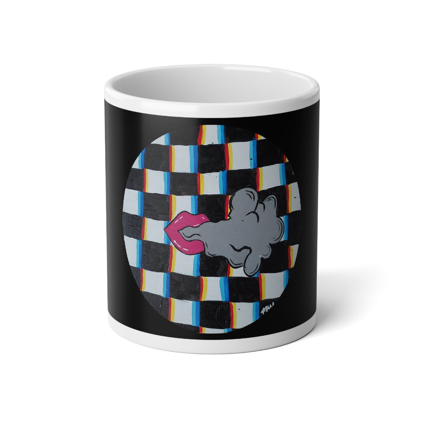 Smoke And Mirrors Jumbo Mug, 20oz (Peculiar Paintings Collection)