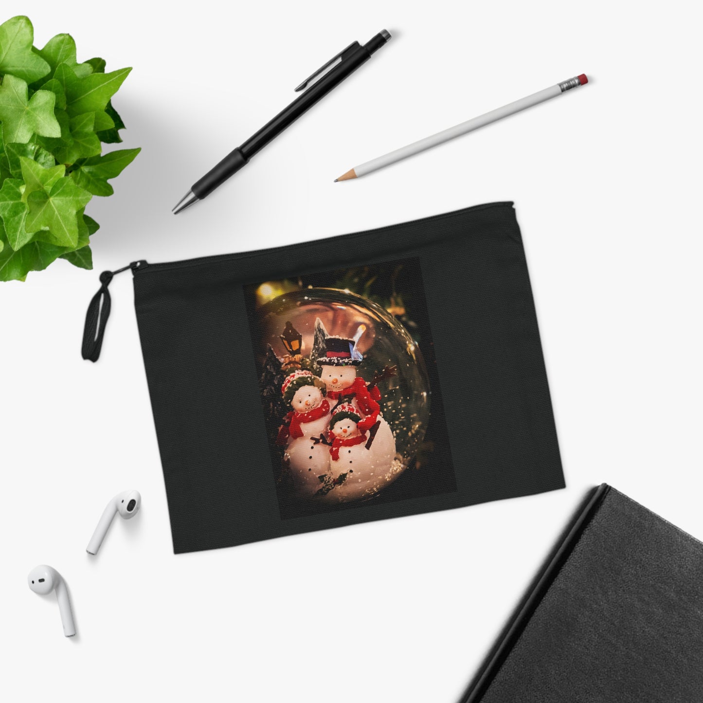 Snow Globe Pencil Case (AI B & J Collections) BLACK