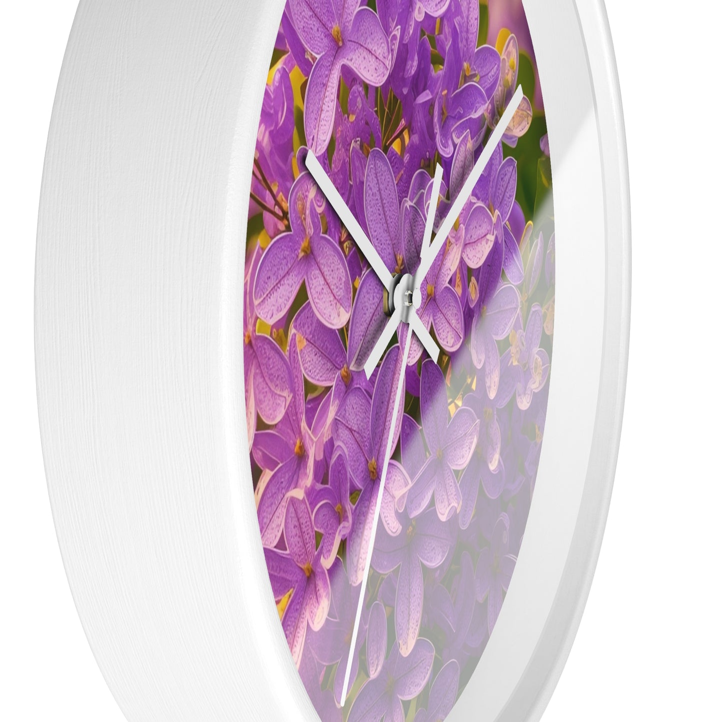 Purple Lilac Wall Clock (SP Photography Collection)