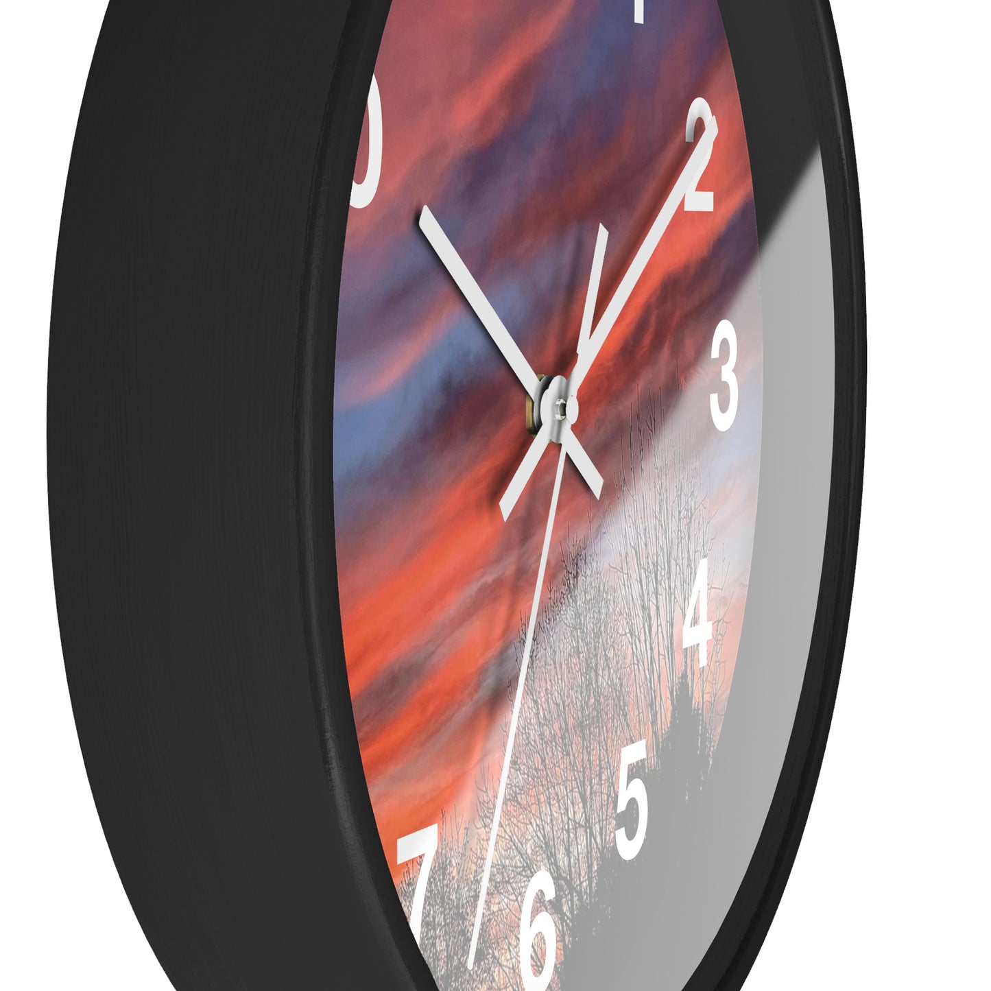 Pink Sky Wall Clock (B & J Collections)