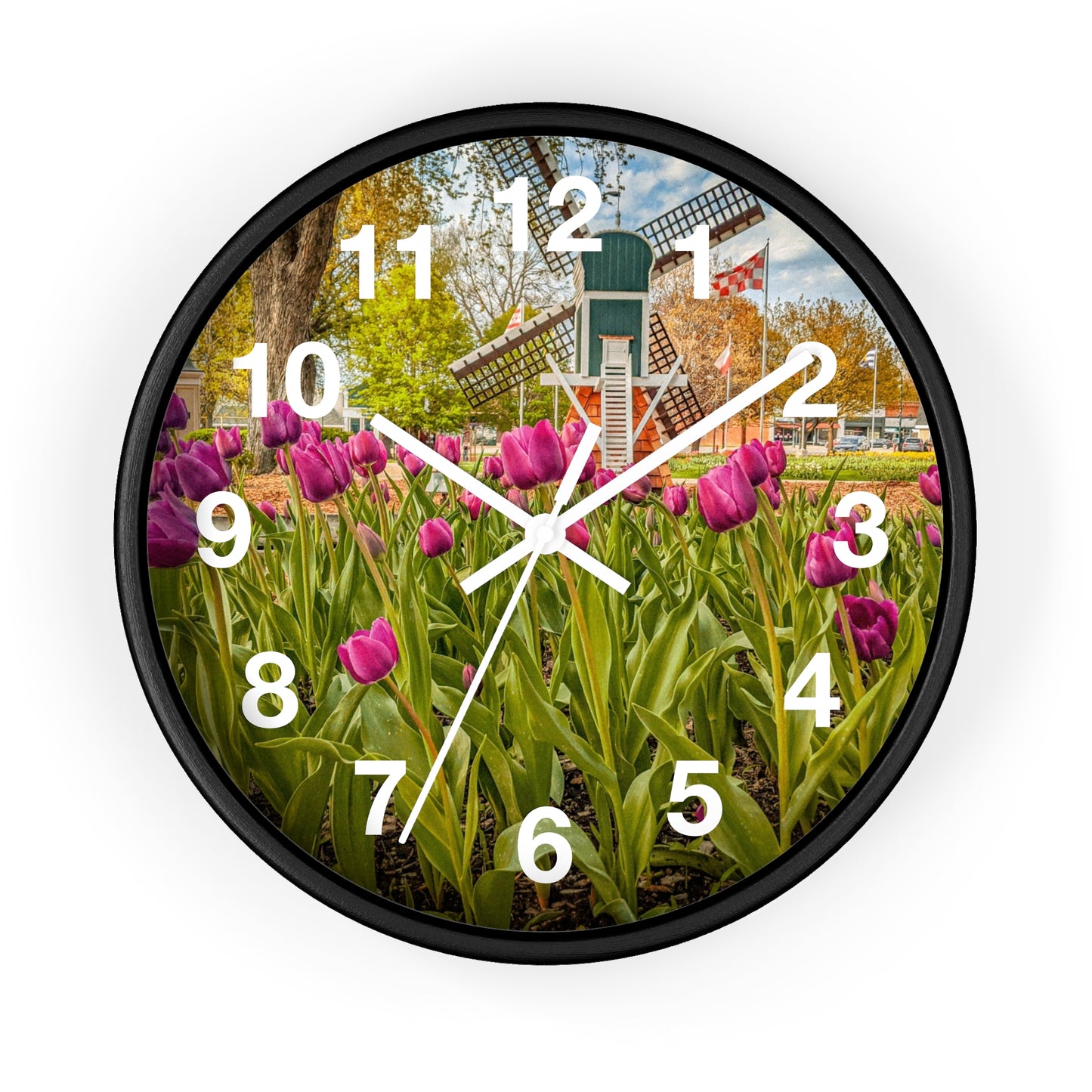 Windmill Tulip Wall Clock (SP Photography Collection)