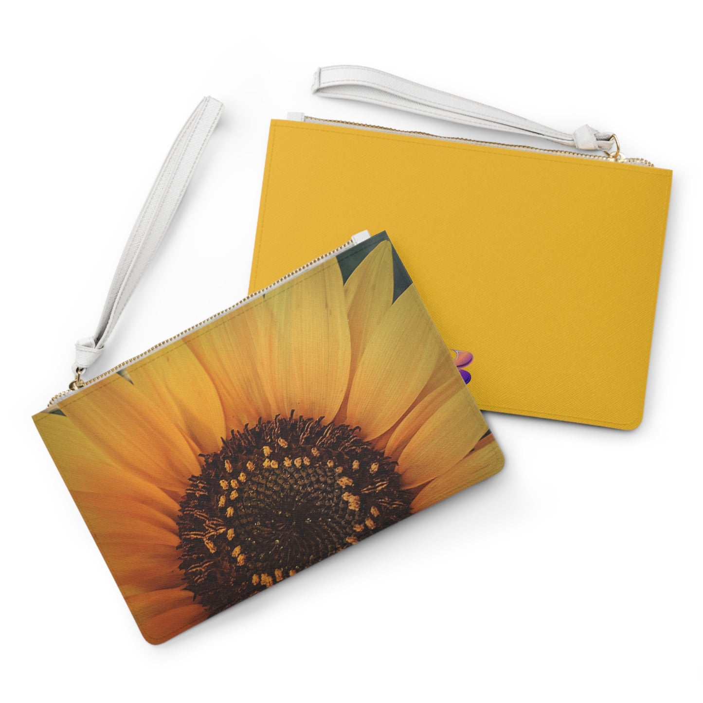Sun Ray Sunflower Large Clutch Bag (SP Photography Collection) YELLOW