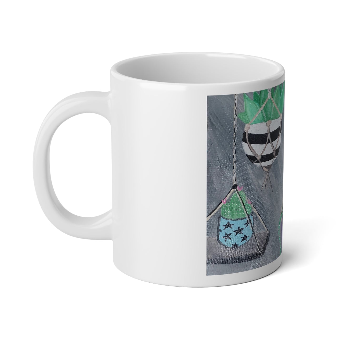 Succulent Delight Jumbo Mug, 20oz (Brookson Collection)