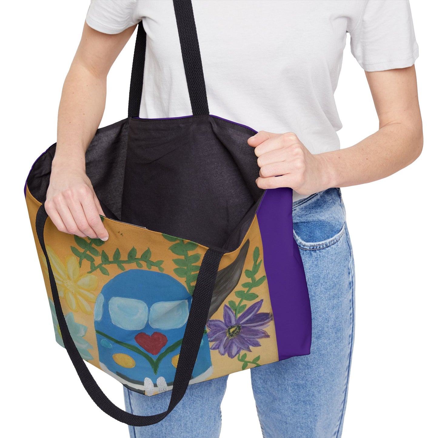 Beach Ride Weekender Tote Bag (Brookson Collection) PURPLE