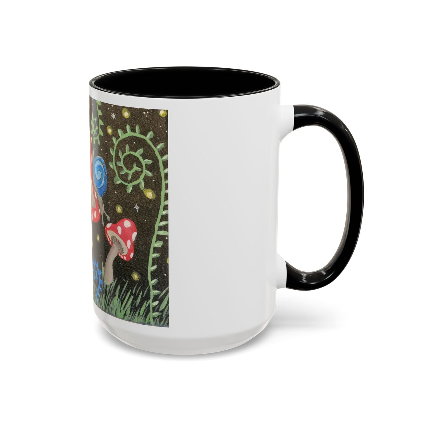 Magical Mushrooms Accent Coffee Mug, 11oz (Brookson Collection)