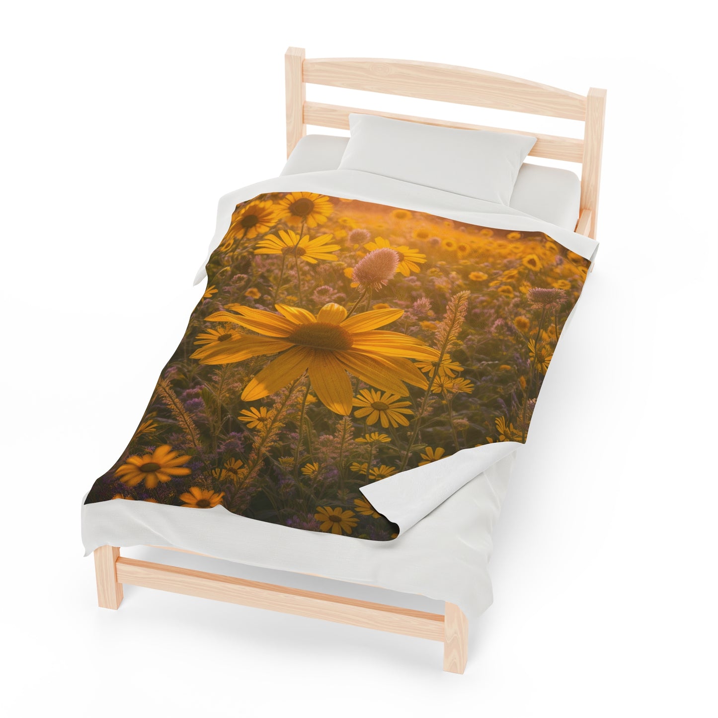 Narrow leaf Velveteen Plush Blanket (SP Photography Collection)
