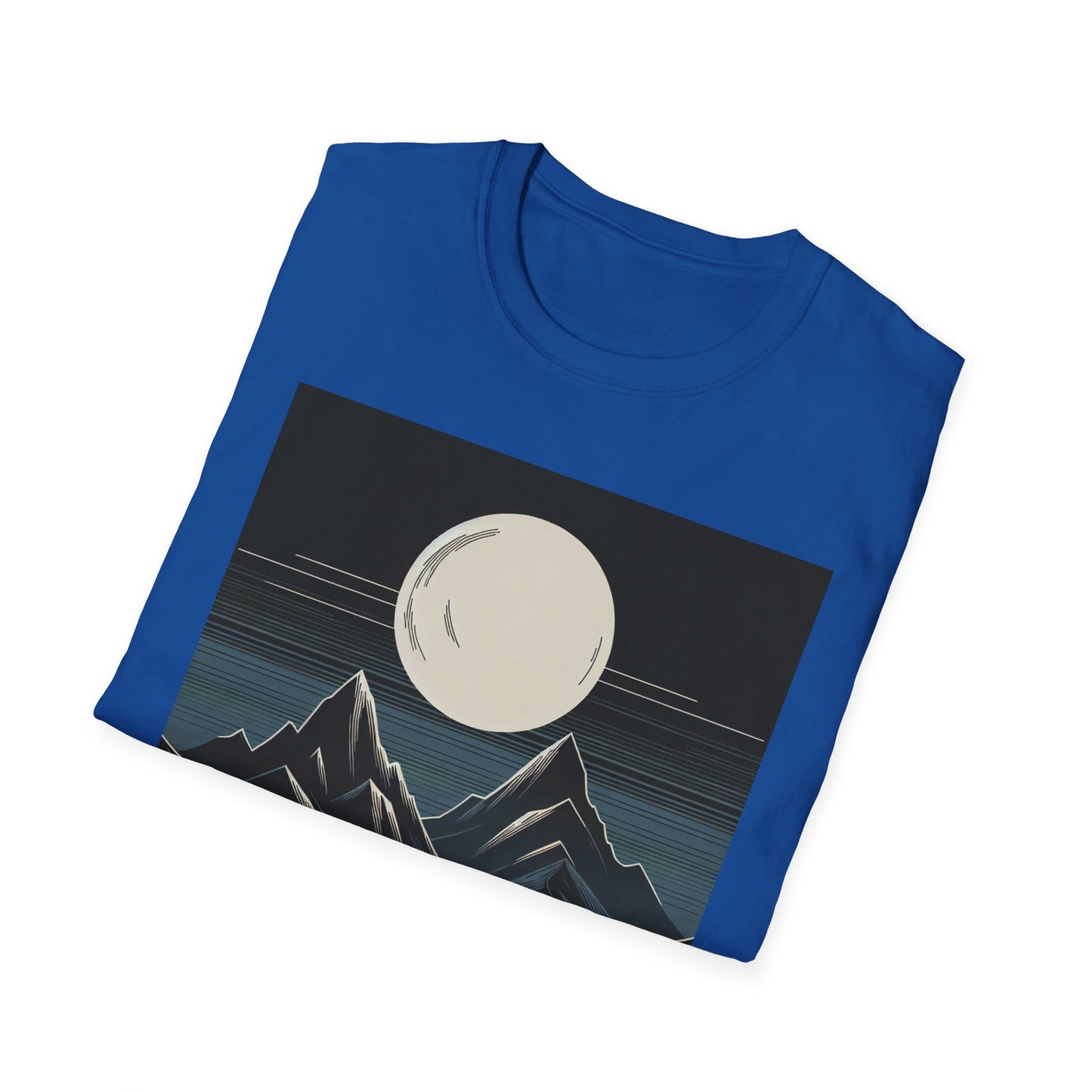 Moon Unisex Soft-style T-Shirt (B & J Collections)