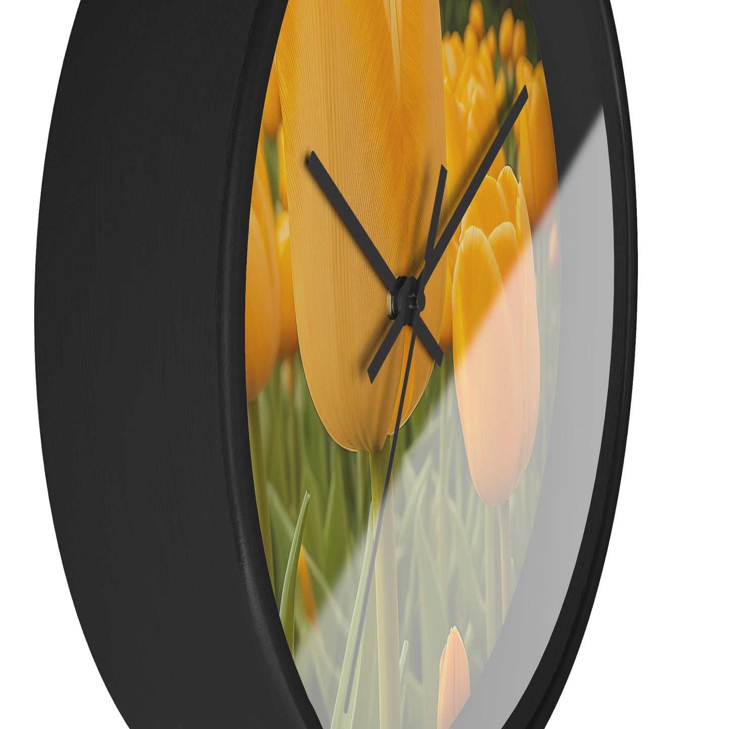 Yellow Tulip Wall Clock (SP Photography Collection)