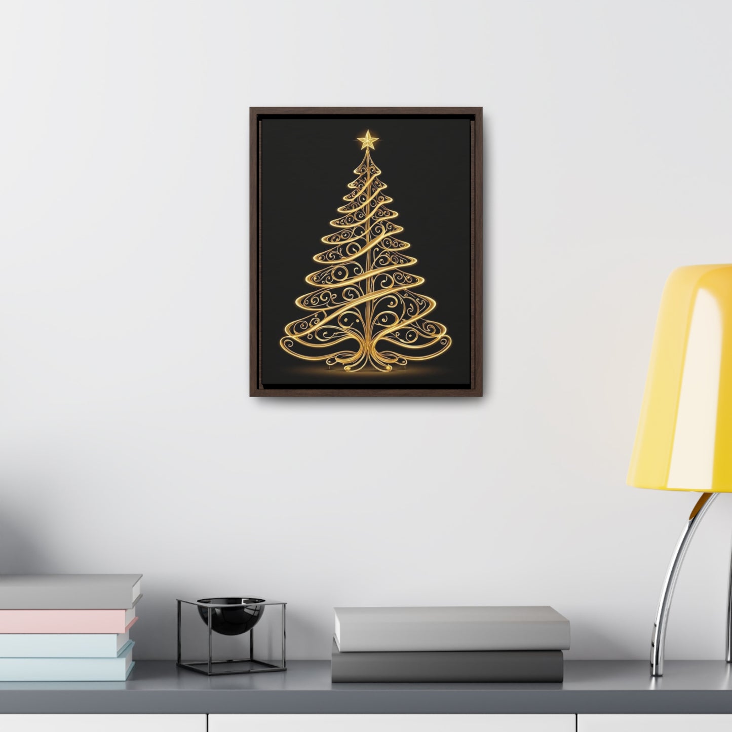 Golden Tree Canvas Wraps, Vertical Frame (ai B & J Collections)