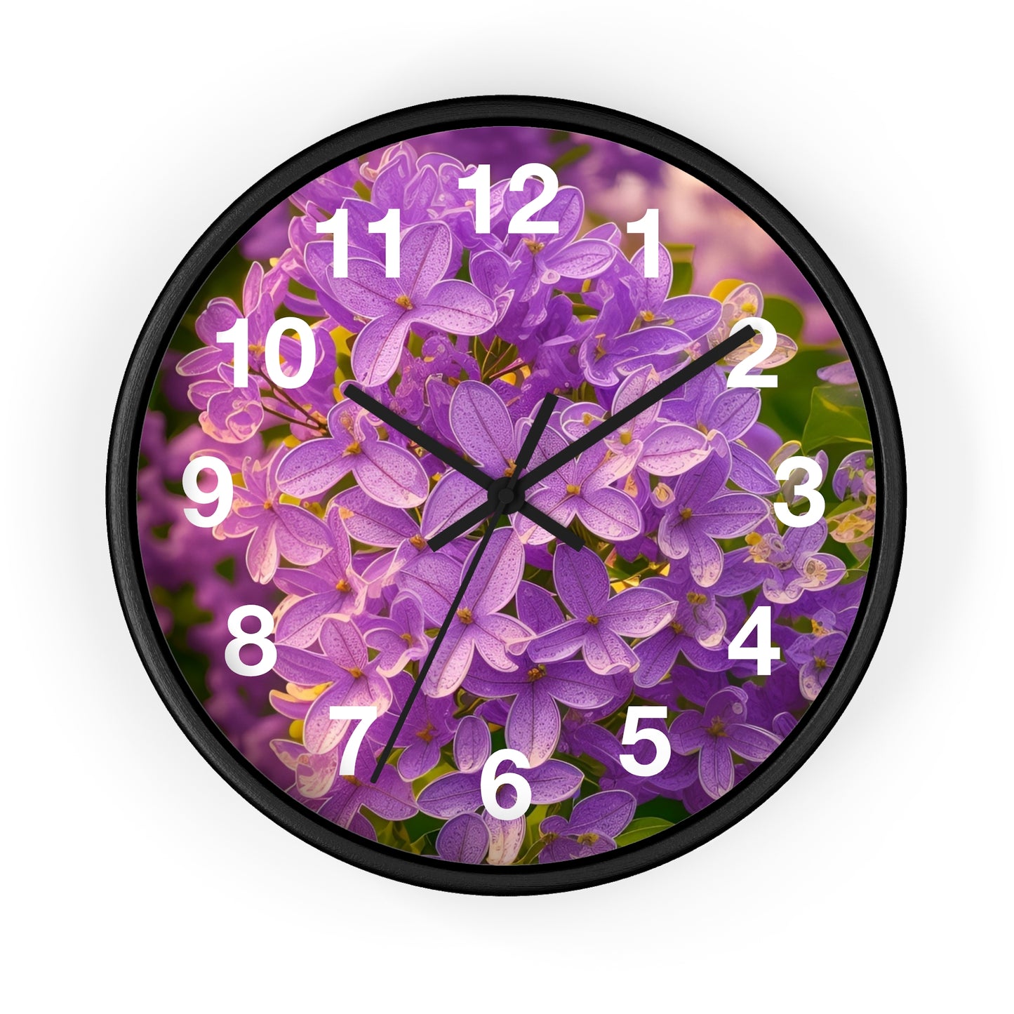 Purple Lilac Clock (SP Photography Collection)