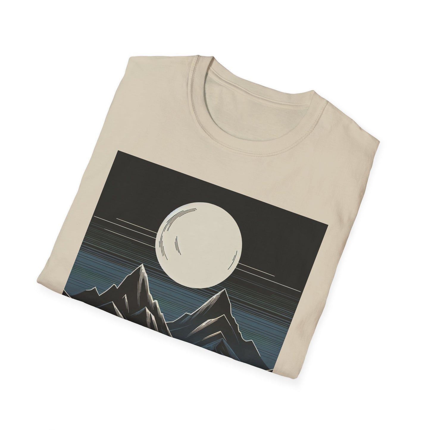 Moon Unisex Soft-style T-Shirt (B & J Collections)
