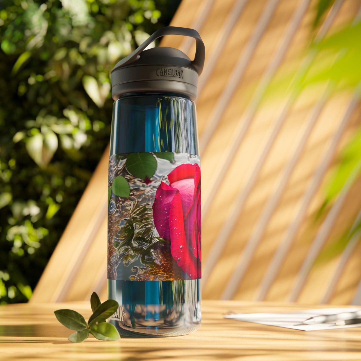 Red Rose CamelBak Eddy® Water Bottle, 25oz (SP Photography Collection)