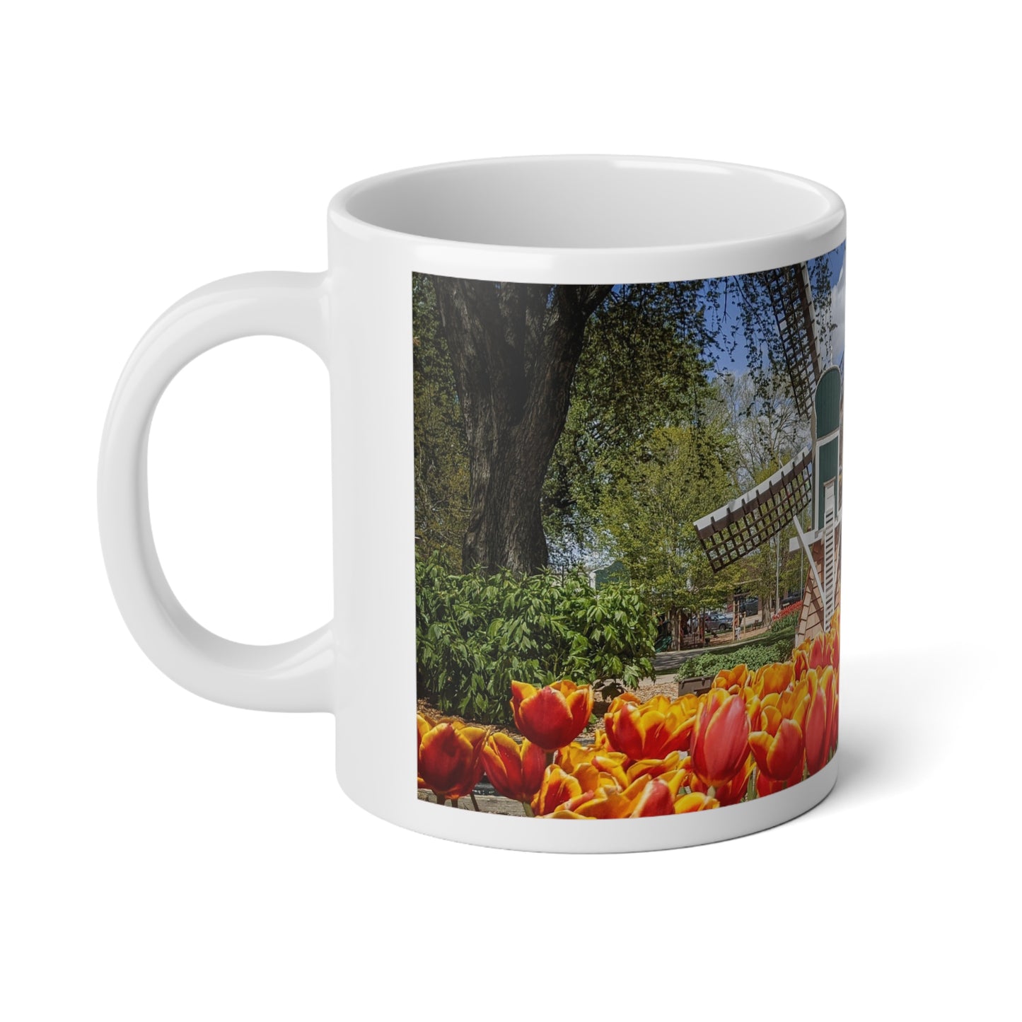 Windmill Garden Jumbo Mug, 20oz (SP Photography Collection)