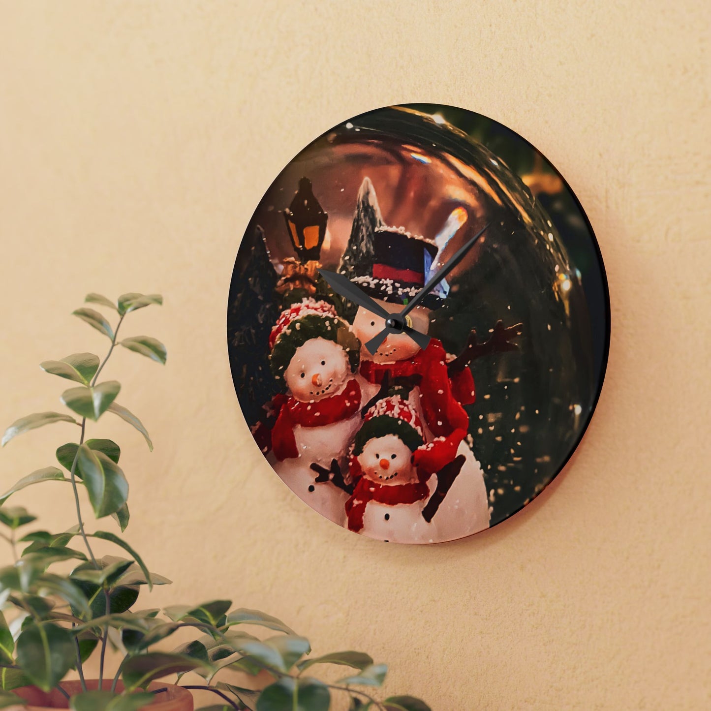 Snow Globe Wall Clock (SP Photography Collection)