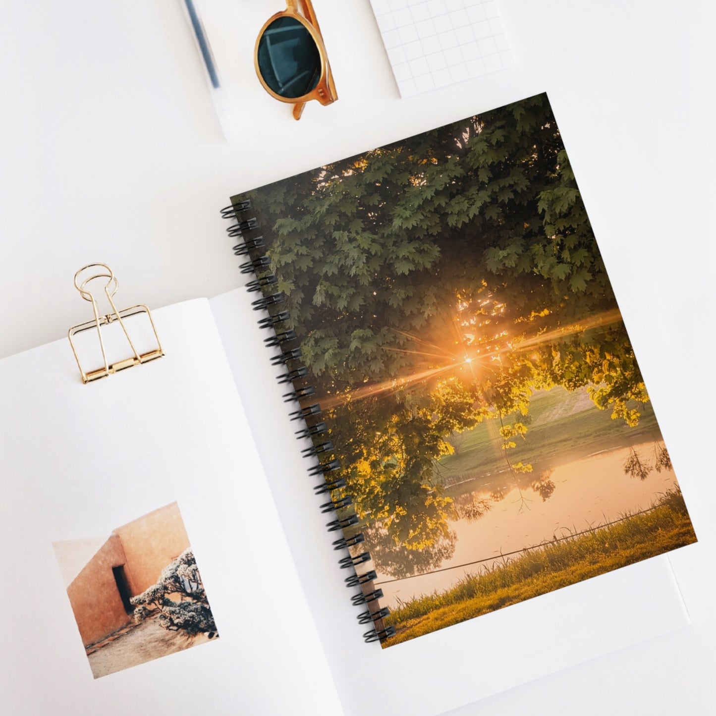 Sunset Pond Spiral Notebook( SP Photography)