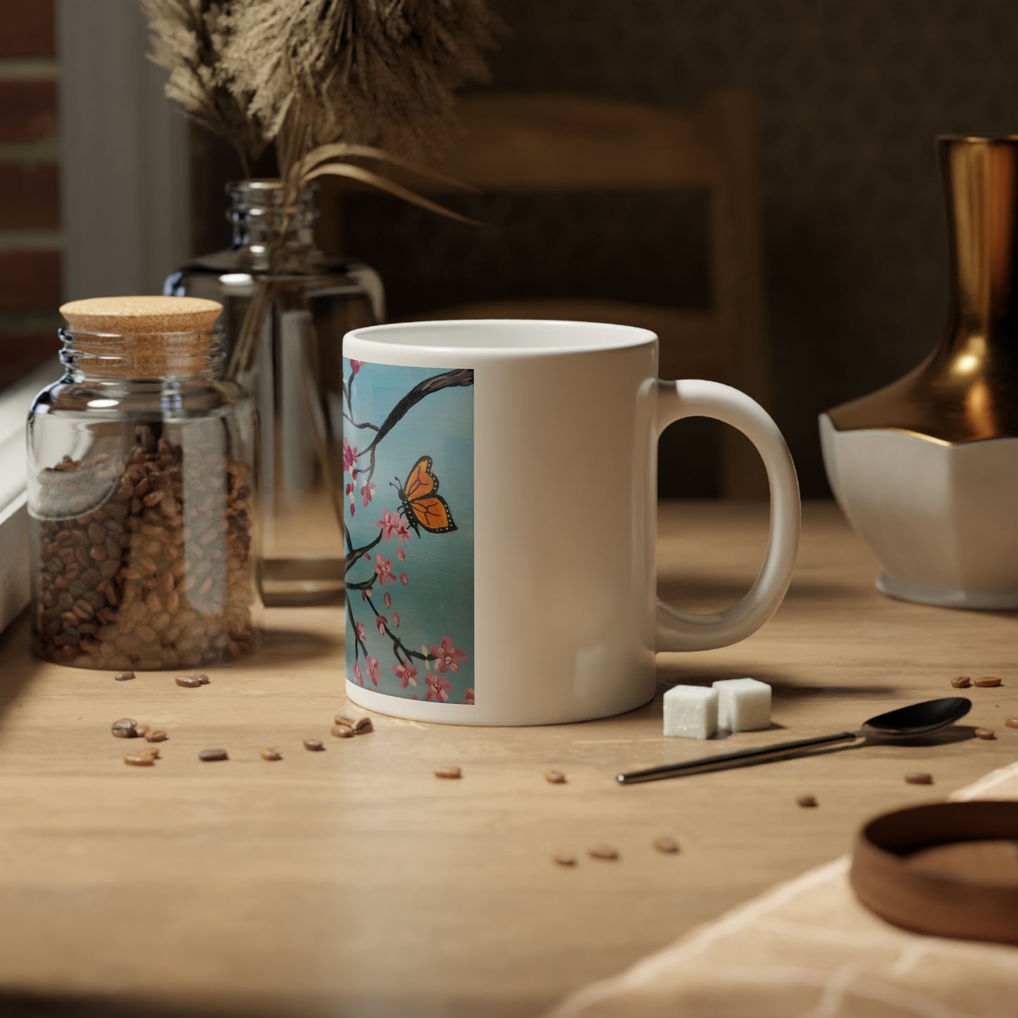 Monarchs Play Jumbo Mug, 20oz (Brookson Collection)