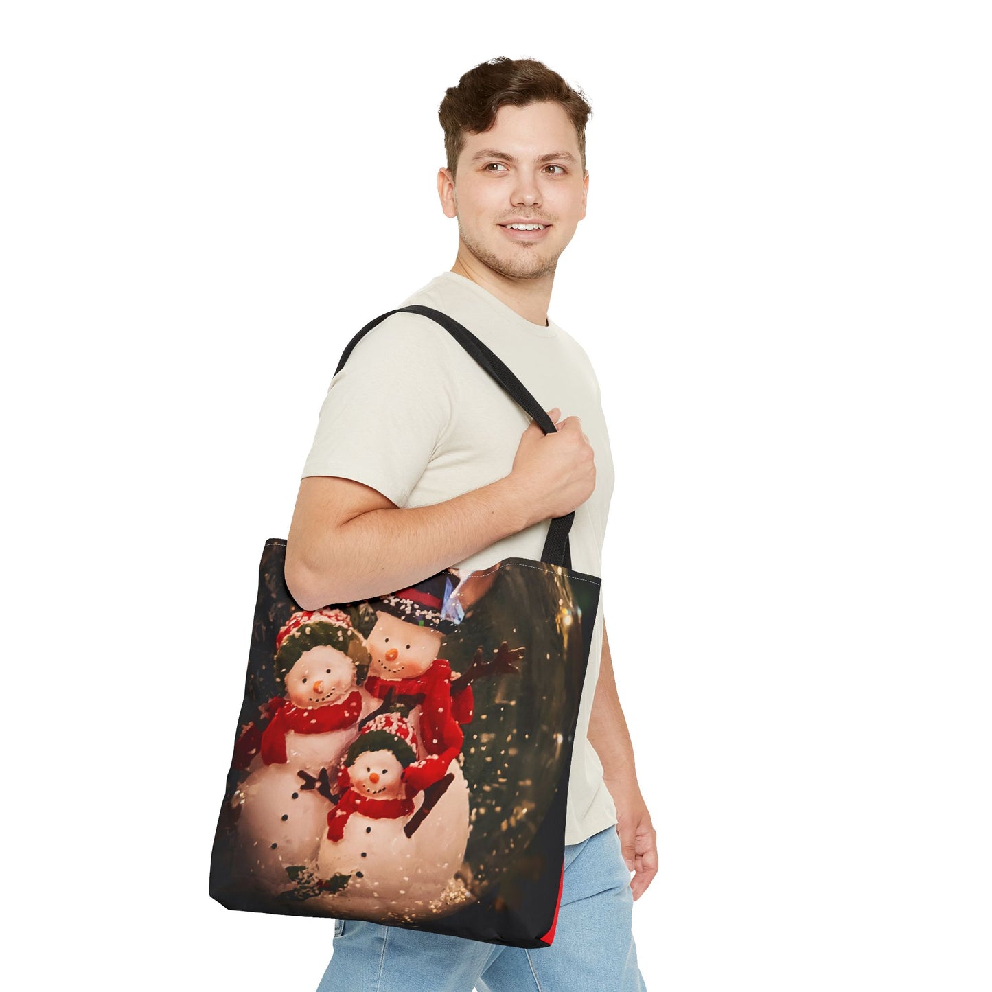 Snow Globe Tote Bag (SP Photography Collection) RED