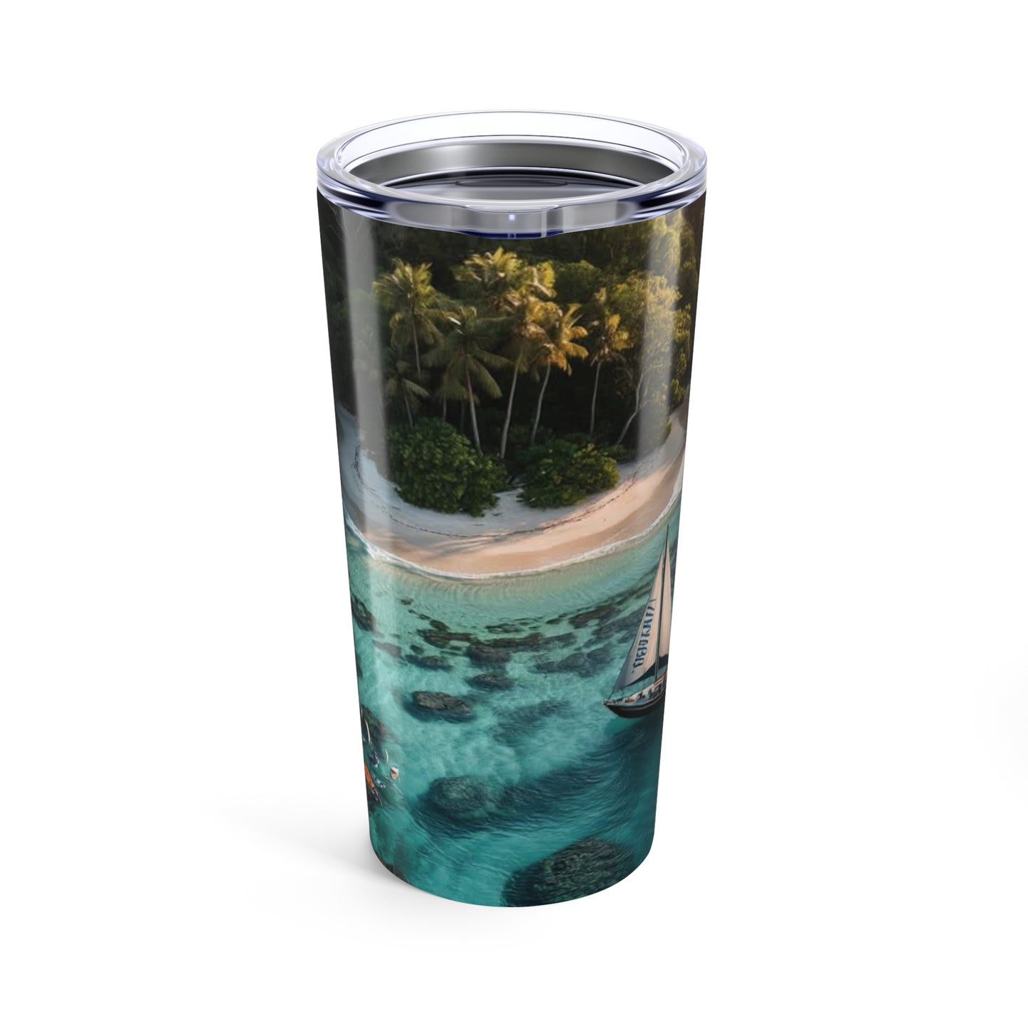 Sail Boat Tumbler 20oz (aiB & J Collections)
