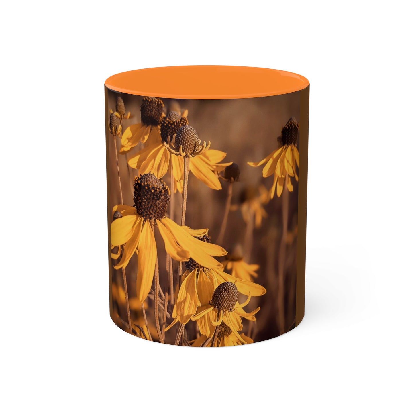 Coneflower Mug, 11oz (SP Photography Collection) ORANGE