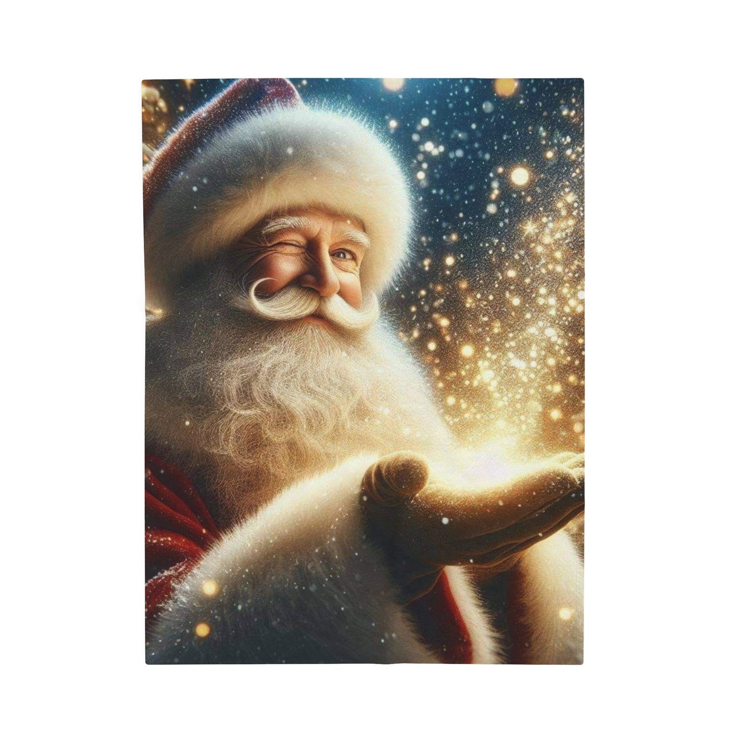 Santa Magic Velveteen Plush Blanket (aiB & J Collections)