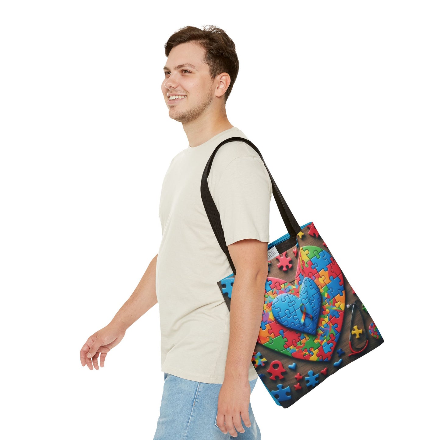 Autism Tote Bag (aiB & J Collections) BLUE