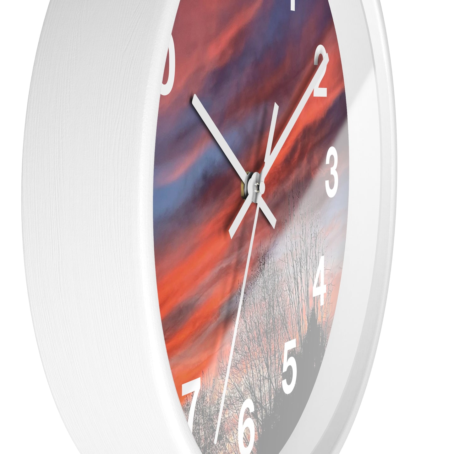 Pink Sky Wall Clock (B & J Collections)