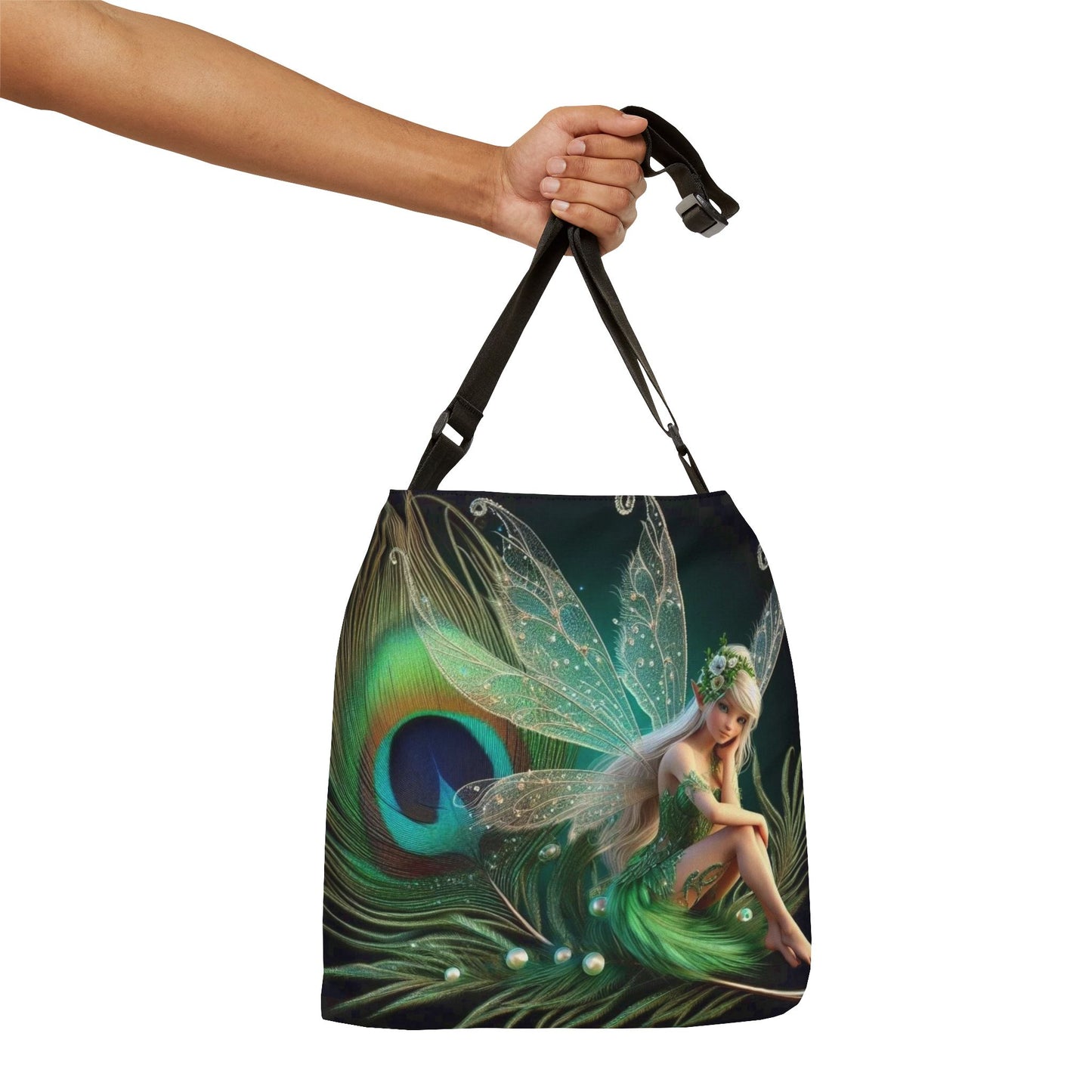 Tinker Adjustable Tote Bag (ai B & J Collections) BLACK
