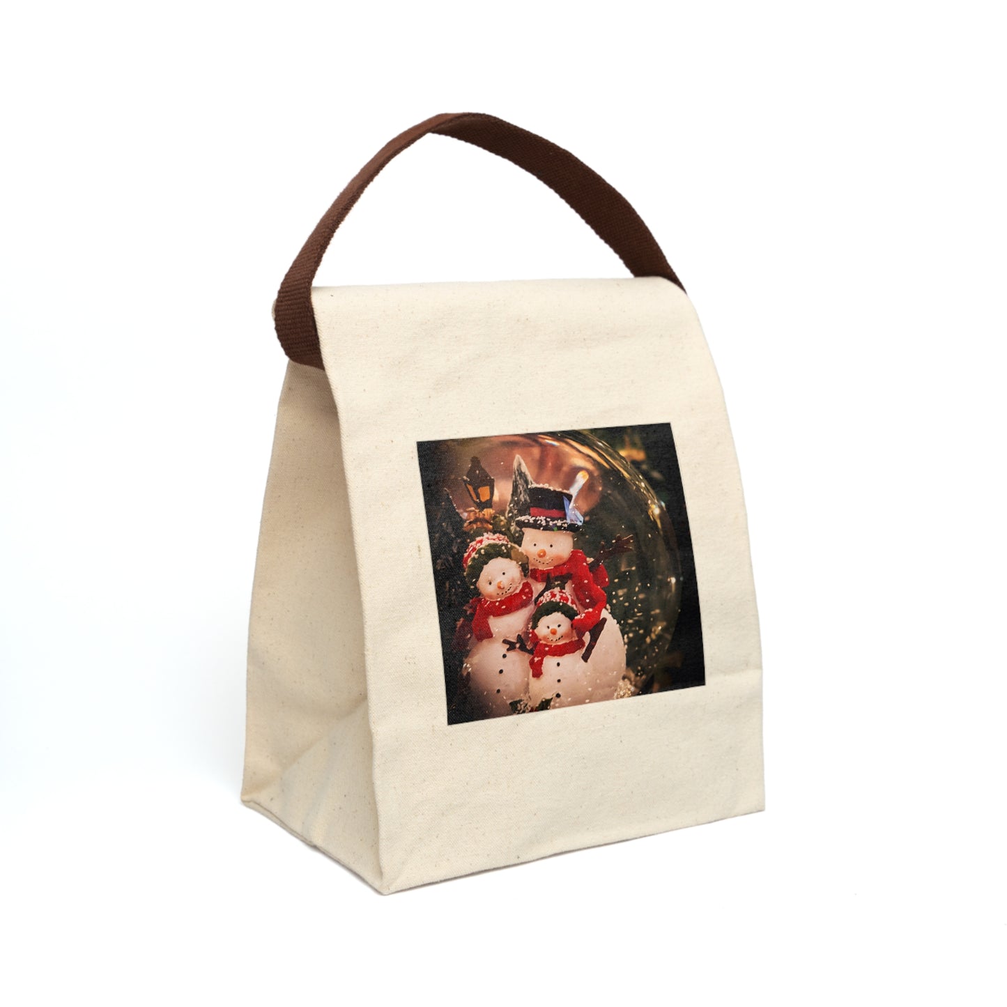Snow Globe Canvas Lunch Bag With Strap (SP Photography Collection)