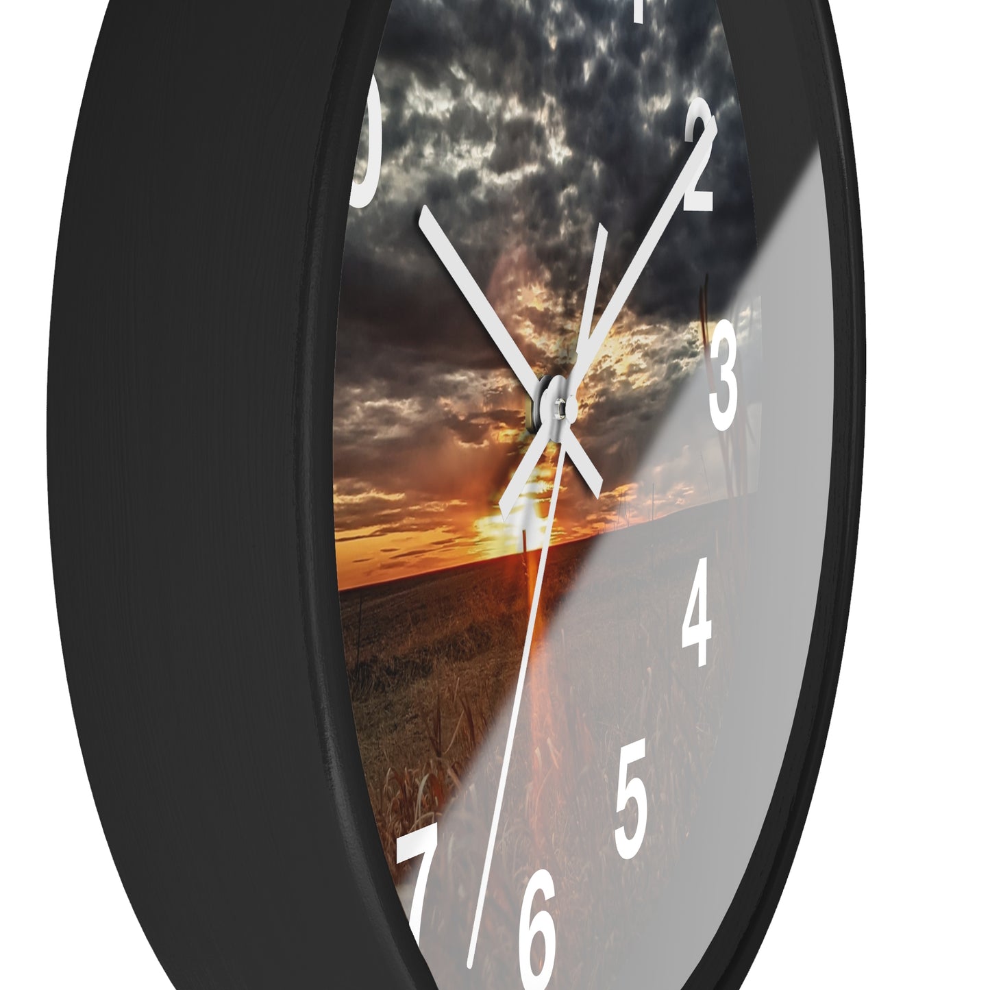 Cloudy Skies Wall Clock (SP Photography Collection)