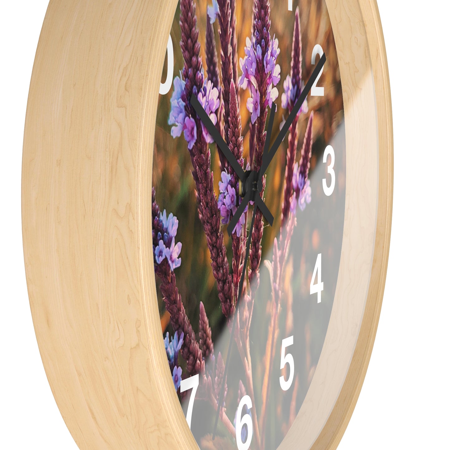 Purple Fields Clock (SP Photography Collection)
