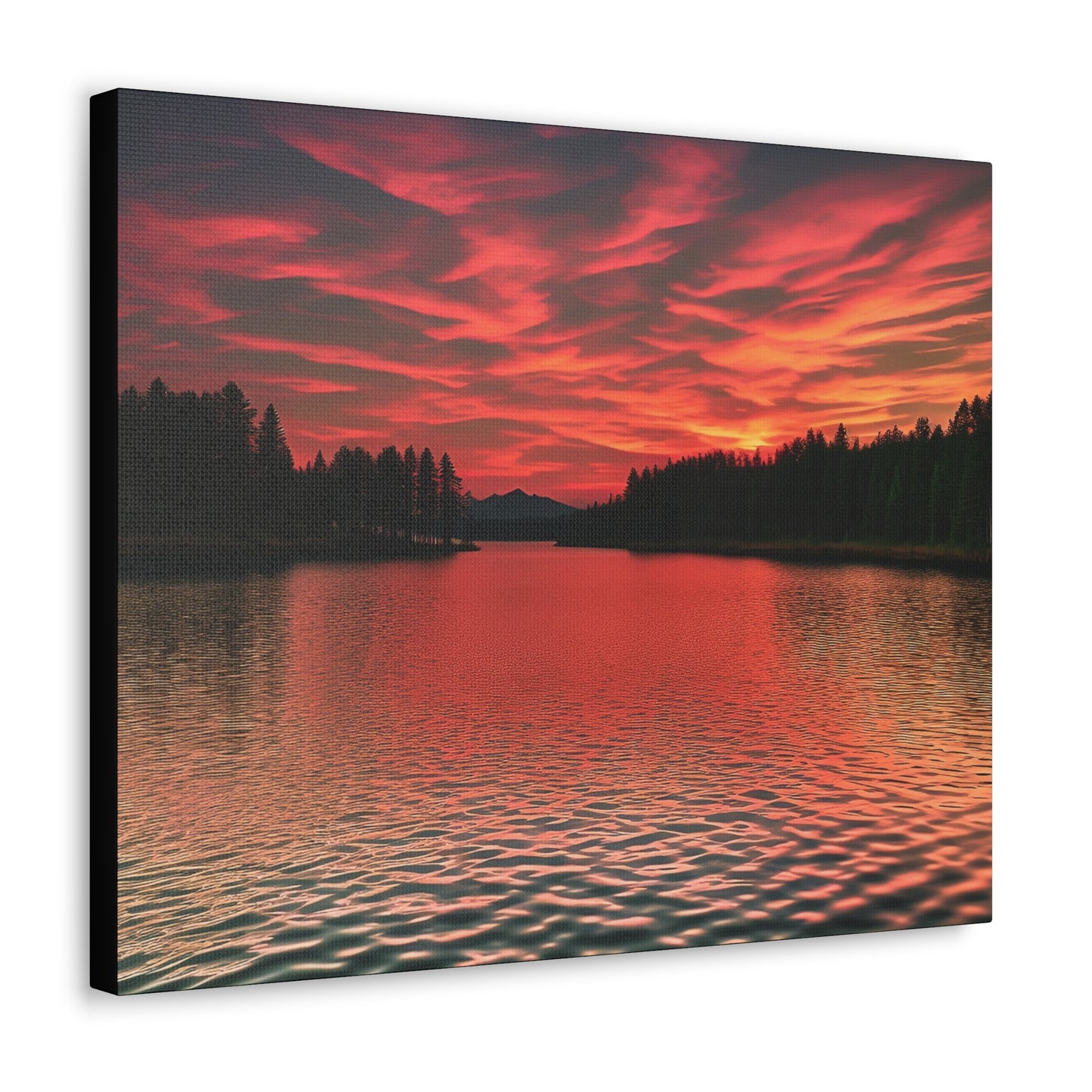 Red Sunset Wrap Canvas (SP Photography Collection)