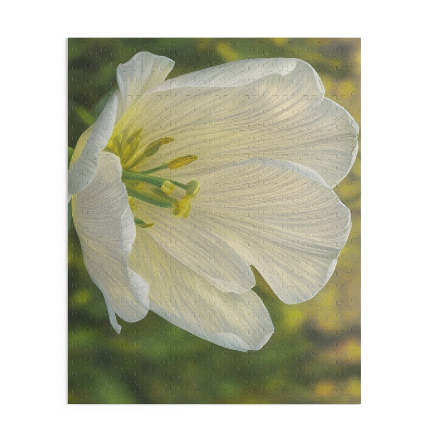 White Tulip Puzzle (SP Photography Collection) (120, 252, 500-Piece)