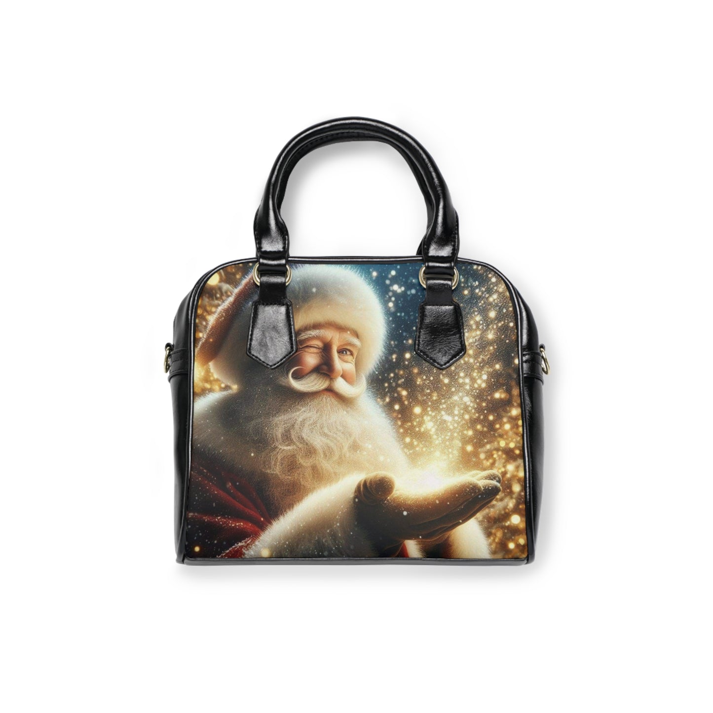 Santa Magic Shoulder Handbag (SP Photography Collection) BLACK