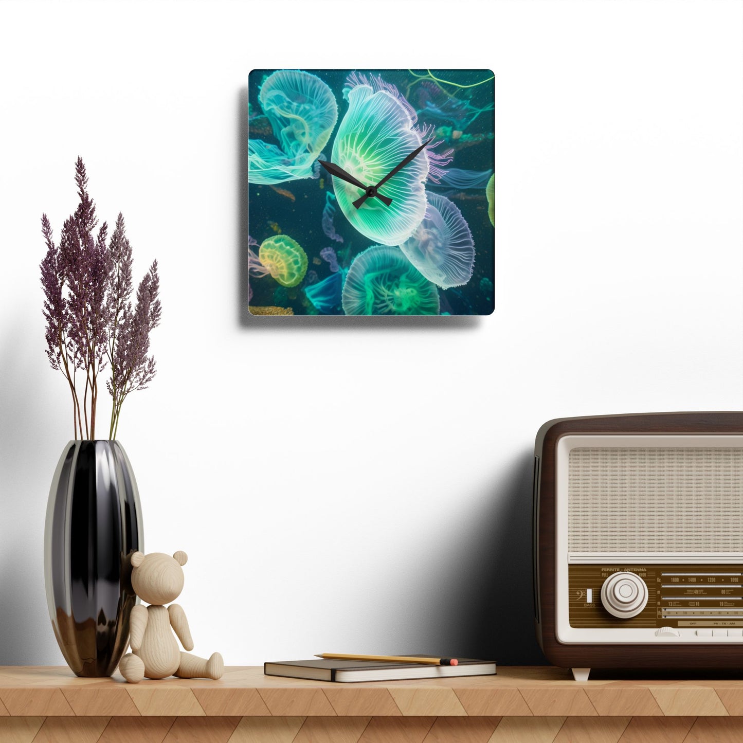 Jellyfish Wall Clock (SP Photography Collection)