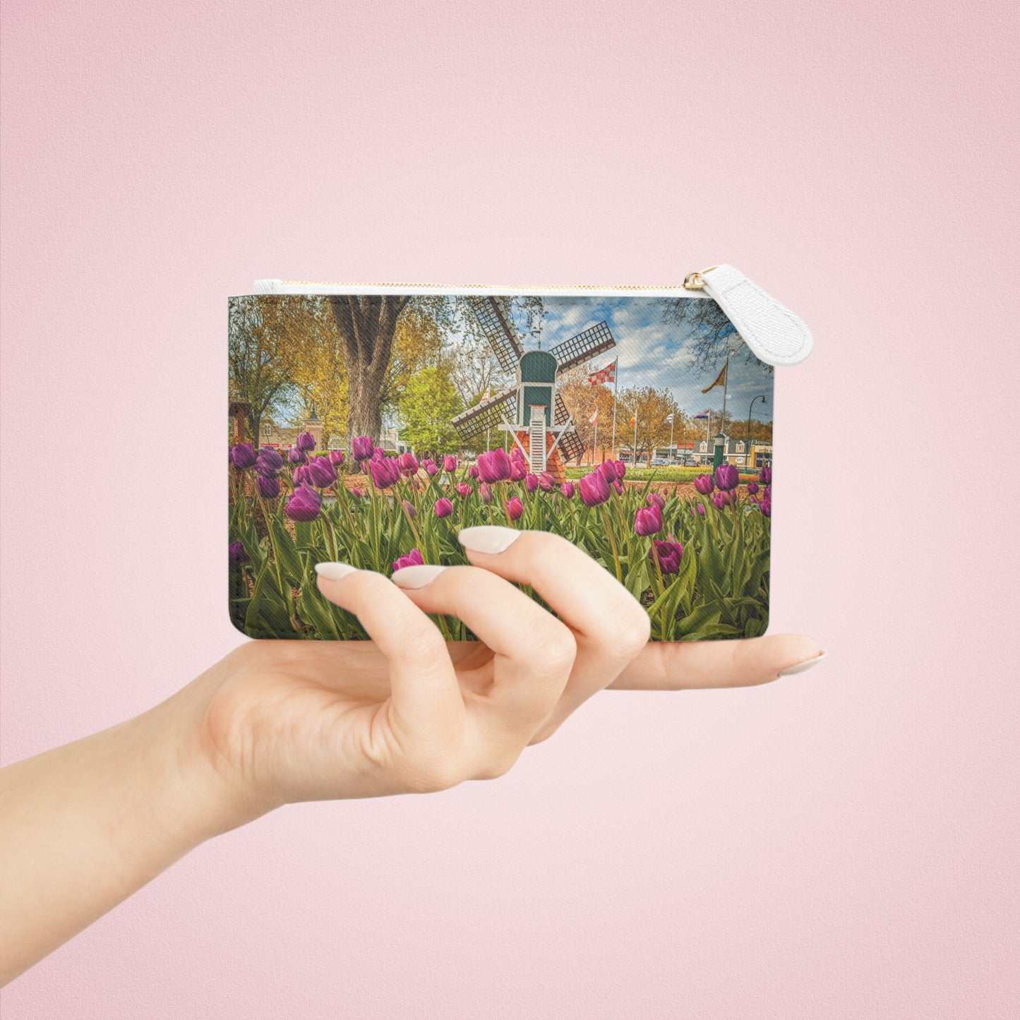 Windmill Tulip Mini Clutch Bag(SP Photography Collection) BLACK