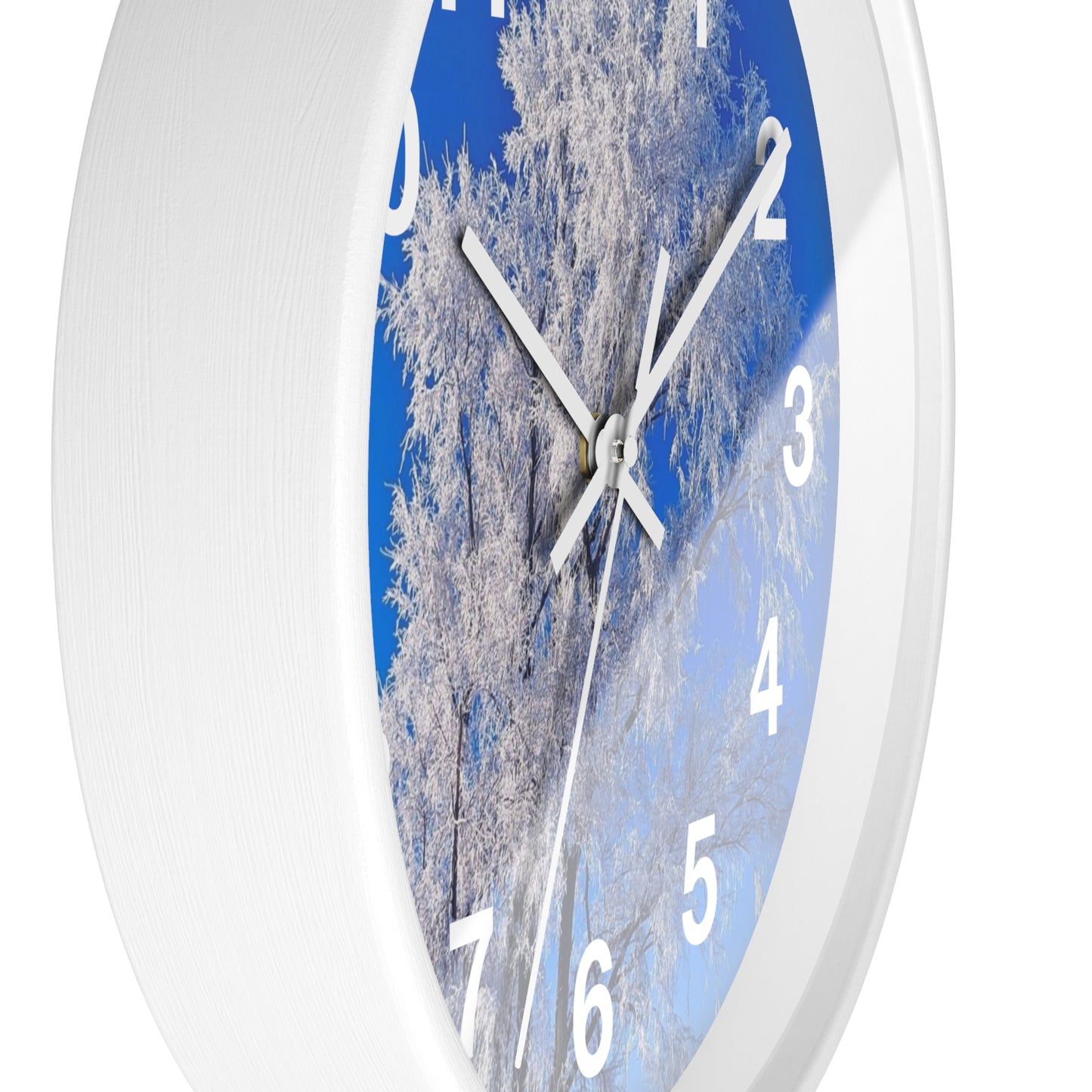 Snowy Tree Clock (SP Photography Collection)