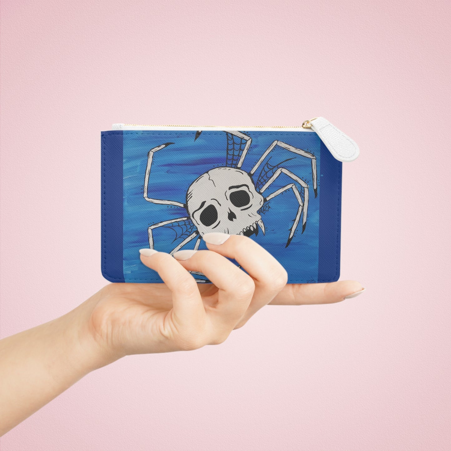 Mikey Mini Clutch Bag (Peculiar Paintings Collection) NAVY