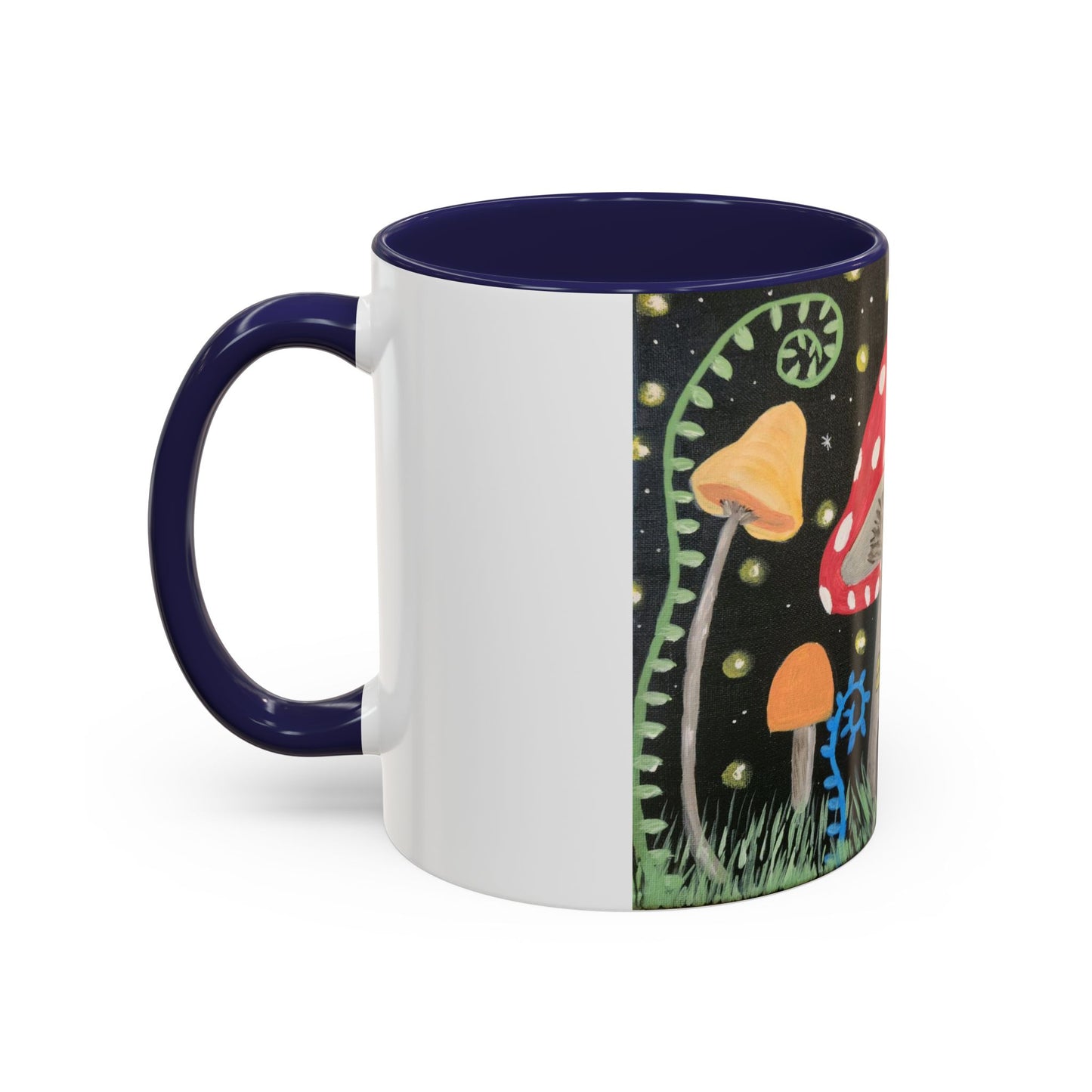 Magical Mushrooms Accent Coffee Mug, 11oz (Brookson Collection)