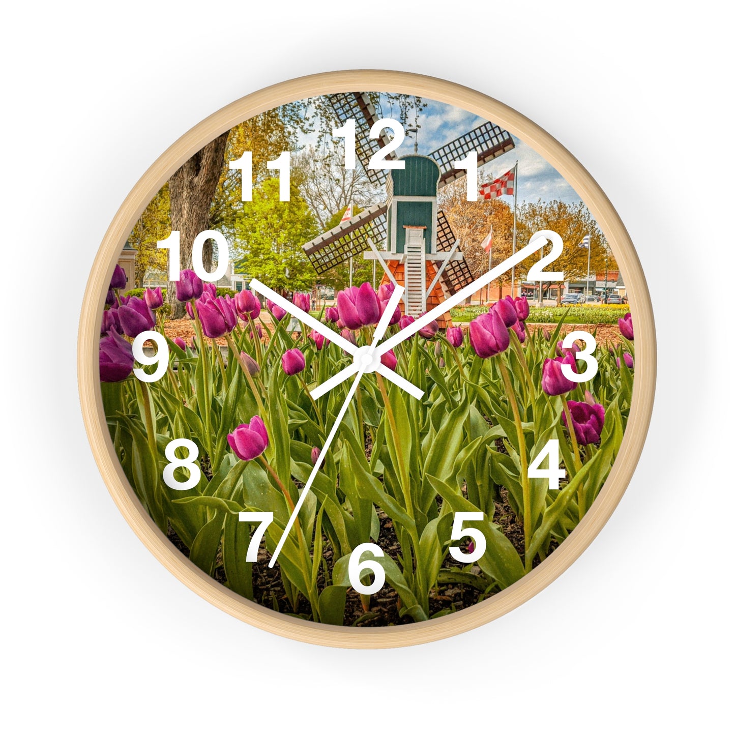 Windmill Tulip Wall Clock (SP Photography Collection)