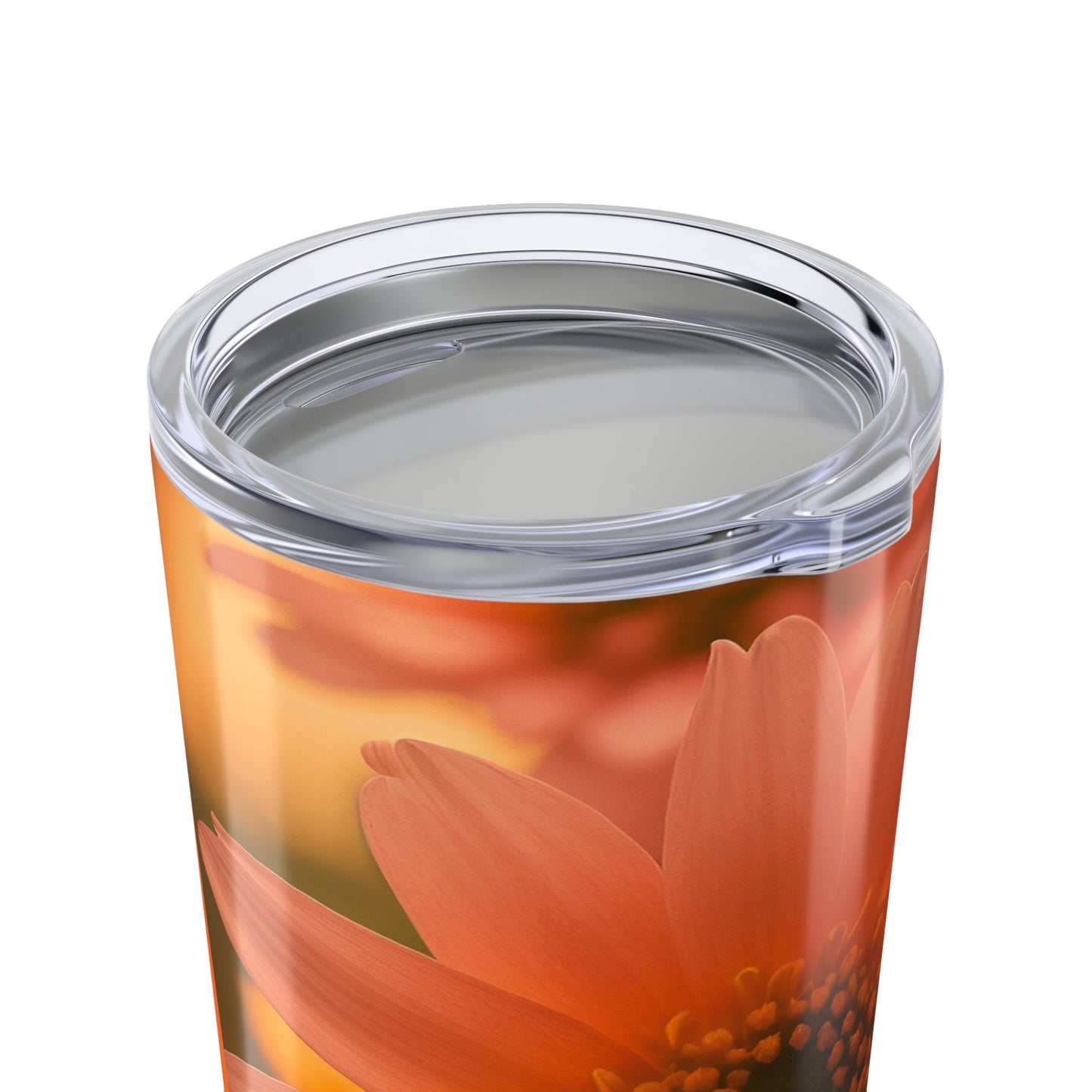 Peach Daisy Tumbler 20oz (SP Photography Collection)