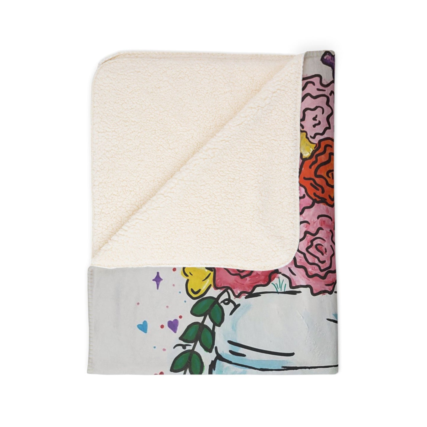 Valentines Day Fleece Sherpa Blanket (Seasonal Collection)