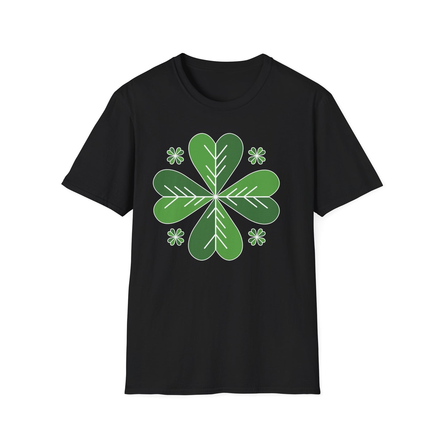 Clover Unisex Soft-style T-Shirt (B & J Collections)
