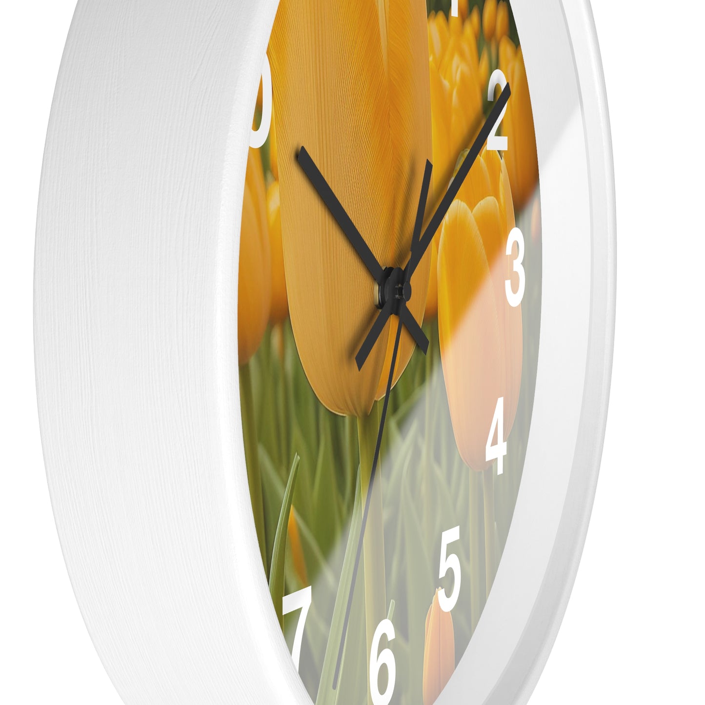 Yellow Tulip Wall Clock (SP Photography Collection)